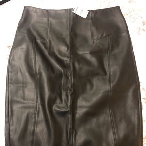 NEW EXPRESS Sexy Leather Skirt Size 10